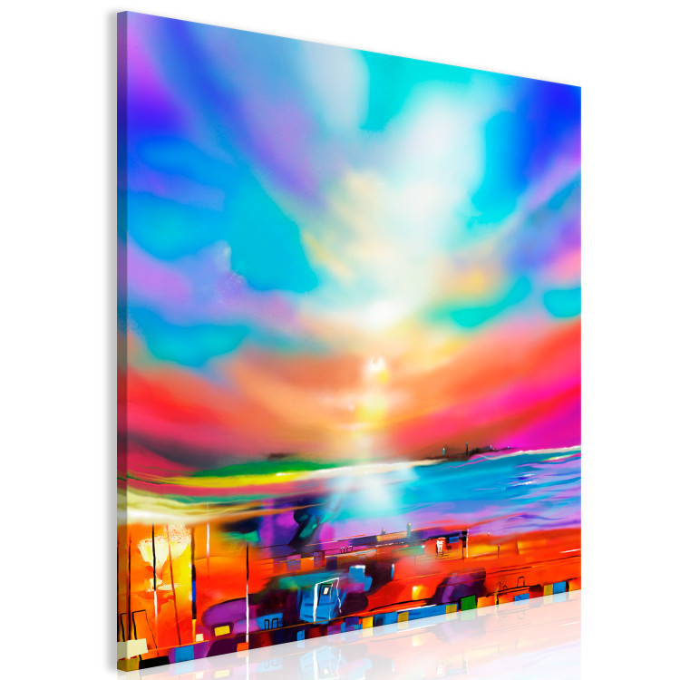 Canvas Colorful Sky Tones (1-part) - Abstract Summer Landscape 123356 additionalImage 2