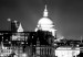 Canvas Print London Lights (1 Part) Narrow Black and White 123656 additionalThumb 4