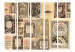 Room Divider Vintage Books II (5-piece) - background of old books in retro style 124056 additionalThumb 3