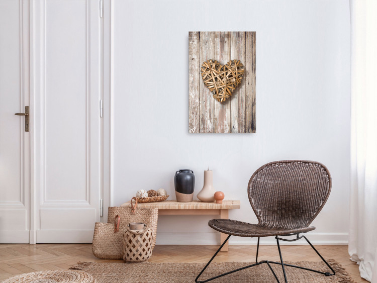 Canvas Print Hot Heart (1 Part) Vertical 125256 additionalImage 3