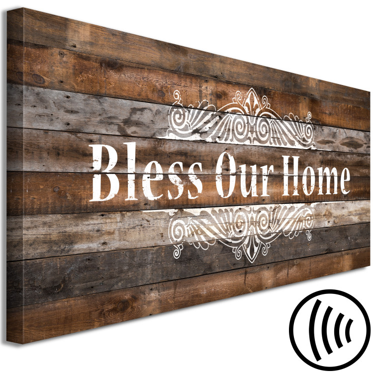 Canvas Print Bless Our Home (1 Part) Narrow 125856 additionalImage 6