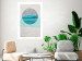 Poster Blue Sunset - abstract composition of geometric figures 126556 additionalThumb 12