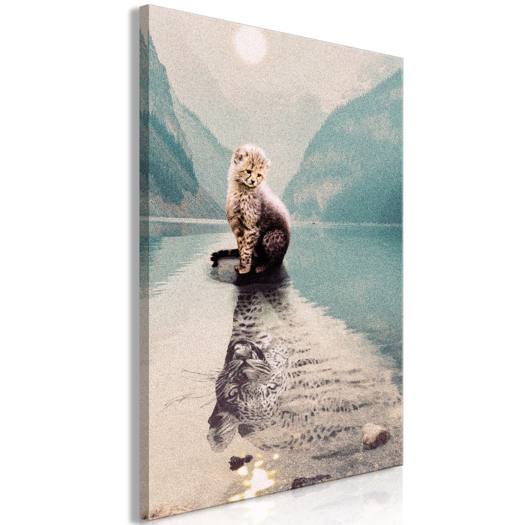Canvas Print Longing (1 Part) Vertical 126856 additionalImage 2