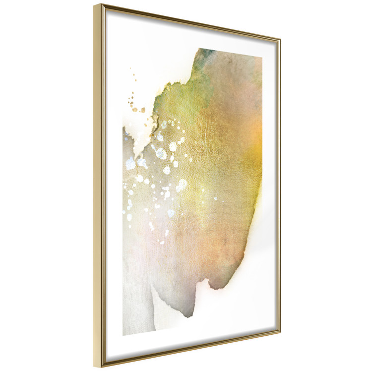 Wall Poster Golden Touch - abstract green texture on white background 127856 additionalImage 4