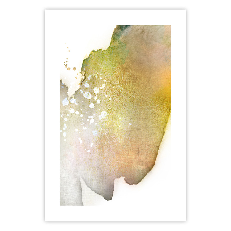 Wall Poster Golden Touch - abstract green texture on white background 127856 additionalImage 19