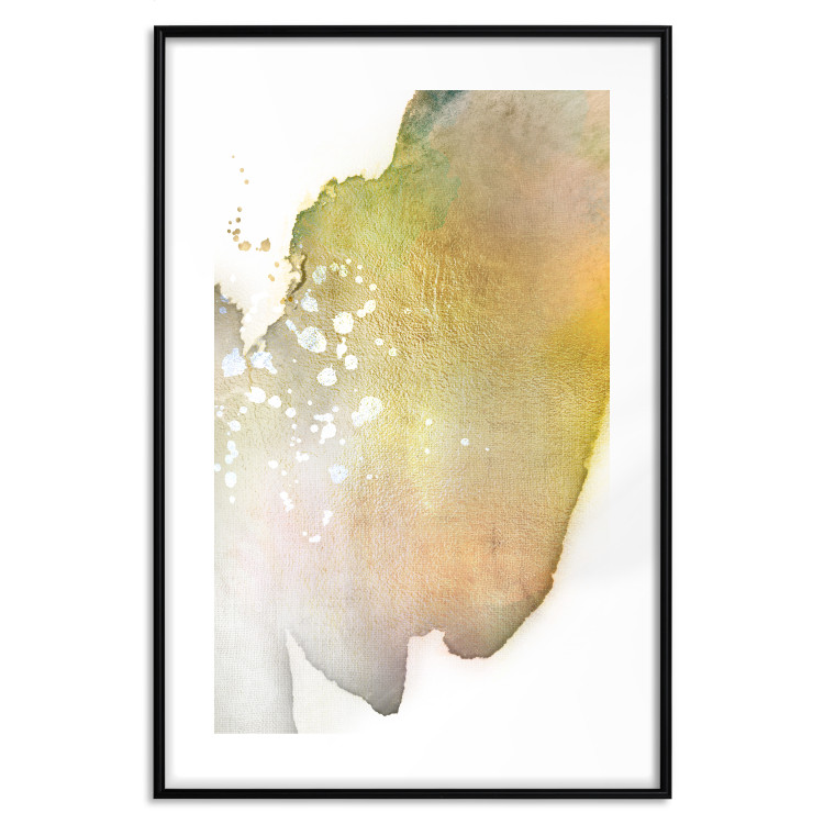 Wall Poster Golden Touch - abstract green texture on white background 127856 additionalImage 15