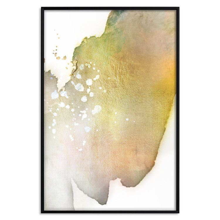 Wall Poster Golden Touch - abstract green texture on white background 127856 additionalImage 16