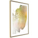Wall Poster Golden Touch - abstract green texture on white background 127856 additionalThumb 4
