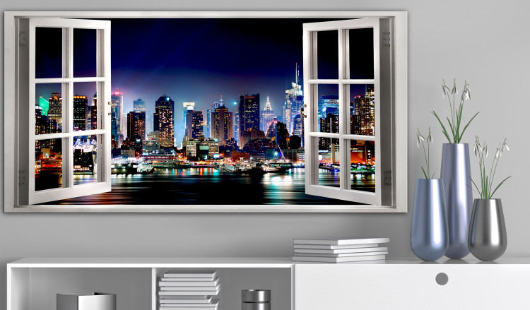 Large canvas print Window: View of New York II [Large Format] 128656 additionalImage 5