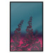 Wall Poster Cosmic Flowers - abstraction with scarlet nature on an uneven background 129156 additionalThumb 14