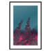 Wall Poster Cosmic Flowers - abstraction with scarlet nature on an uneven background 129156 additionalThumb 18