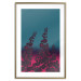 Wall Poster Cosmic Flowers - abstraction with scarlet nature on an uneven background 129156 additionalThumb 15