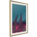 Wall Poster Cosmic Flowers - abstraction with scarlet nature on an uneven background 129156 additionalThumb 14