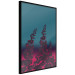 Wall Poster Cosmic Flowers - abstraction with scarlet nature on an uneven background 129156 additionalThumb 3