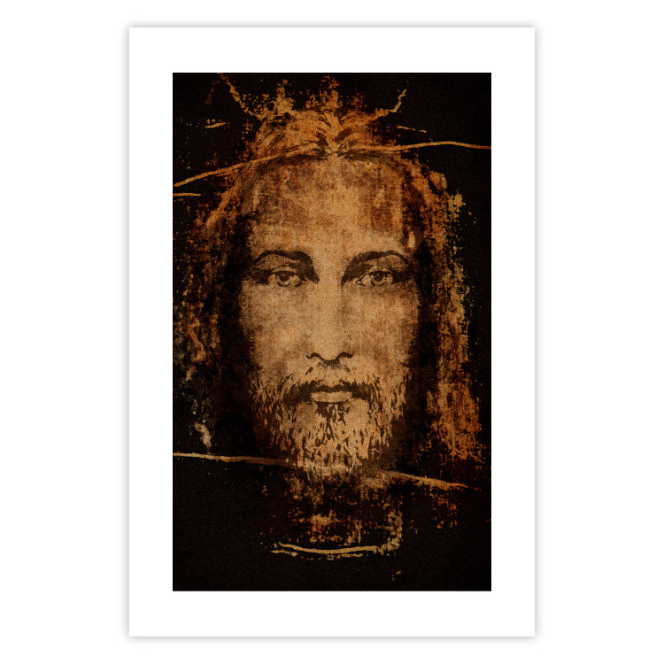 Wall Poster Turin Shroud - sacred composition with reflection of the face of the Son of God 129356 additionalImage 25
