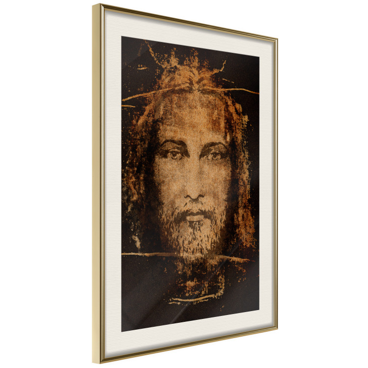 Wall Poster Turin Shroud - sacred composition with reflection of the face of the Son of God 129356 additionalImage 12
