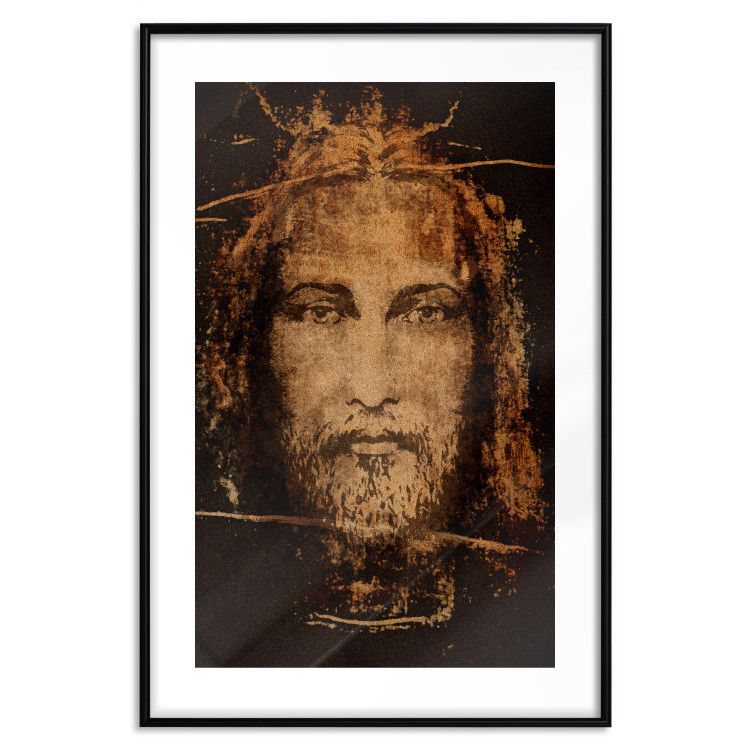 Wall Poster Turin Shroud - sacred composition with reflection of the face of the Son of God 129356 additionalImage 17