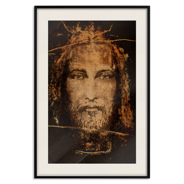 Wall Poster Turin Shroud - sacred composition with reflection of the face of the Son of God 129356 additionalImage 19