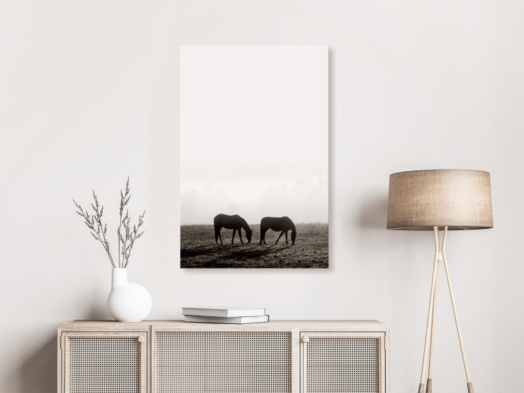 Canvas Art Print Morning Grazing (1 Part) Vertical 130256 additionalImage 3