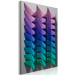 Canvas Art Print Vertical Movement (1-piece) Vertical - colorful geometric figures 130556 additionalThumb 2