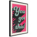 Poster You Got This! - gray English texts boldly on a pink background 131956 additionalThumb 2