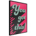 Poster You Got This! - gray English texts boldly on a pink background 131956 additionalThumb 11
