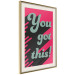 Poster You Got This! - gray English texts boldly on a pink background 131956 additionalThumb 3
