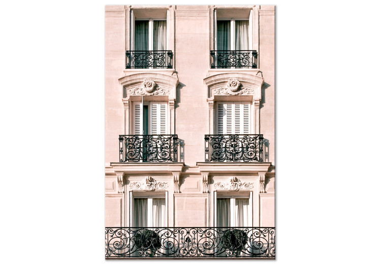 Canvas Art Print Paris shutters - photograph of the French capital architecture 132256