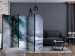 Folding Screen On the Wave II (5-piece) - turbulent sea in shades of blue 132756 additionalThumb 4