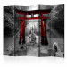 Folding Screen Buddha Smile (Red) II [Room Dividers] 133256
