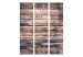 Room Divider Burnt Planks (3-piece) - background with texture of brown wood 133556 additionalThumb 3