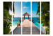 Room Separator Hawaiian Dream II - tropical beach and ocean landscape against the sky 134056 additionalThumb 3