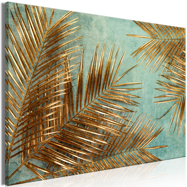 Canvas Print Sunny Palm Trees (1 Part) Wide 134256 additionalImage 2