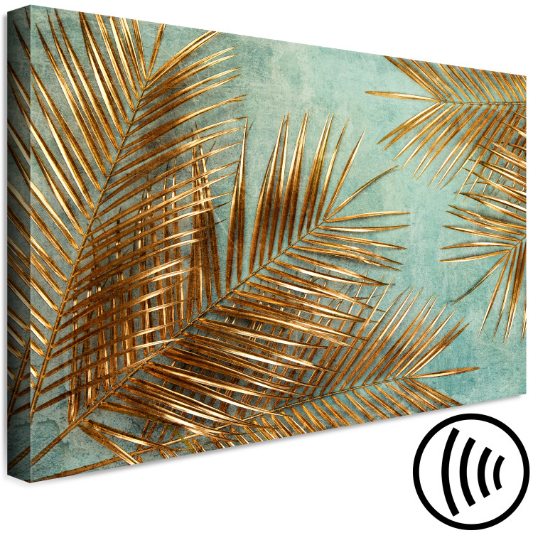 Canvas Print Sunny Palm Trees (1 Part) Wide 134256 additionalImage 6