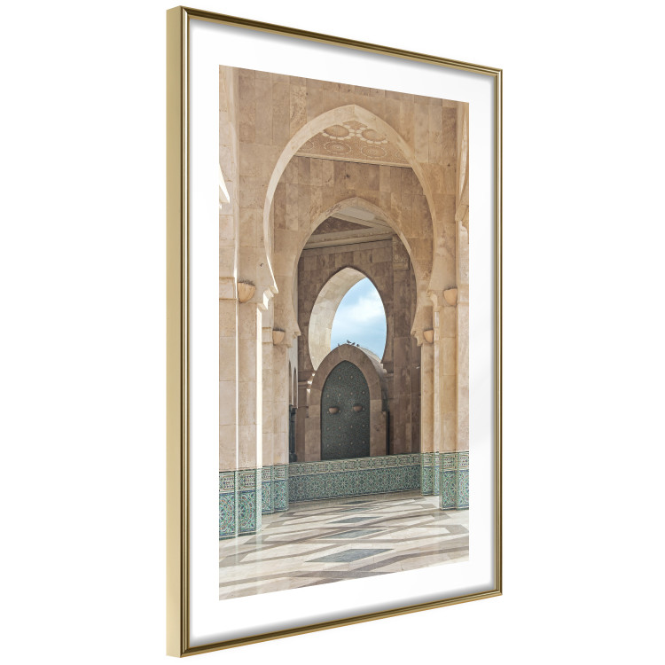 Poster Stone Arches - architecture of a light-colored building with columns and ornaments 134756 additionalImage 7