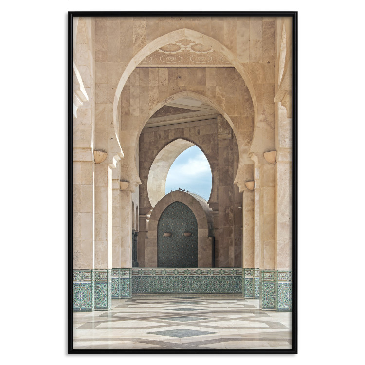 Poster Stone Arches - architecture of a light-colored building with columns and ornaments 134756 additionalImage 17