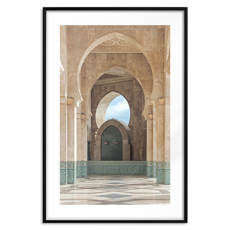 Poster Stone Arches - architecture of a light-colored building with columns and ornaments 134756 additionalImage 20
