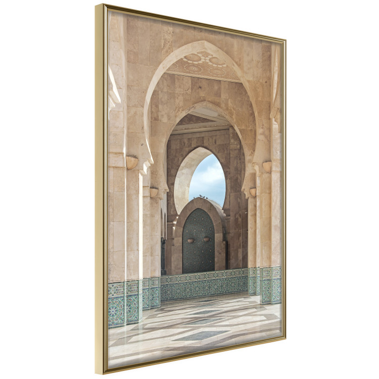 Poster Stone Arches - architecture of a light-colored building with columns and ornaments 134756 additionalImage 12