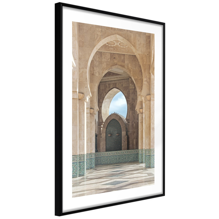 Poster Stone Arches - architecture of a light-colored building with columns and ornaments 134756 additionalImage 6