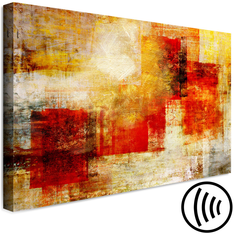 Canvas Print Painting Tango (1-piece) Wide - abstraction of colorful texture 134856 additionalImage 6