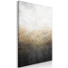 Canvas Art Print Loose Gold (1-piece) Vertical - abstract golden texture 135356 additionalThumb 2