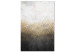 Canvas Art Print Loose Gold (1-piece) Vertical - abstract golden texture 135356