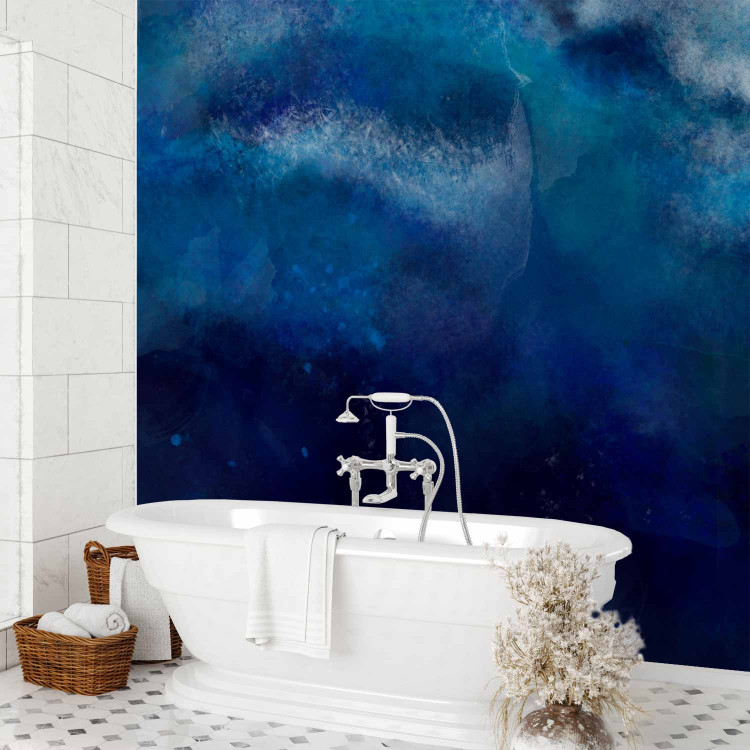 Wall Mural Ocean depth - minimalist seascape with watercolour depths 135556 additionalImage 8