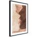Wall Poster Otherworldly Kiss - a warm romantic abstraction of human faces 136056 additionalThumb 22