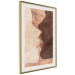 Wall Poster Otherworldly Kiss - a warm romantic abstraction of human faces 136056 additionalThumb 16