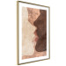 Wall Poster Otherworldly Kiss - a warm romantic abstraction of human faces 136056 additionalThumb 20