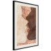 Wall Poster Otherworldly Kiss - a warm romantic abstraction of human faces 136056 additionalThumb 21