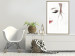 Wall Poster Delicate Beauty - a portrait of a woman with red lips and a white background 136456 additionalThumb 23