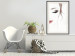 Wall Poster Delicate Beauty - a portrait of a woman with red lips and a white background 136456 additionalThumb 13