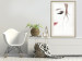 Wall Poster Delicate Beauty - a portrait of a woman with red lips and a white background 136456 additionalThumb 17